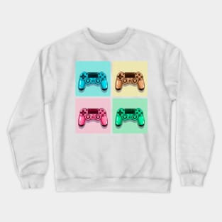 Cute PlayStation controllers for gamer girls Crewneck Sweatshirt